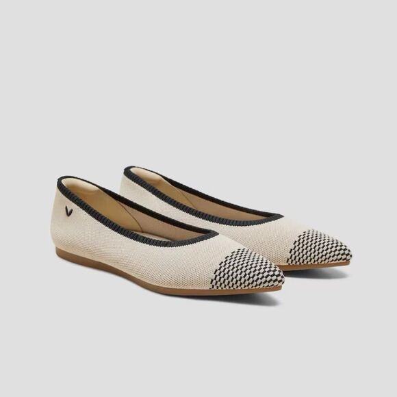 VIVAIA Aria 5° Pointed-Toe Ballet Flats NEW - Picture 1 of 8